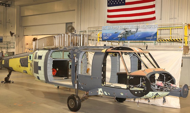 Final assembly of first HH-60W CRH begins