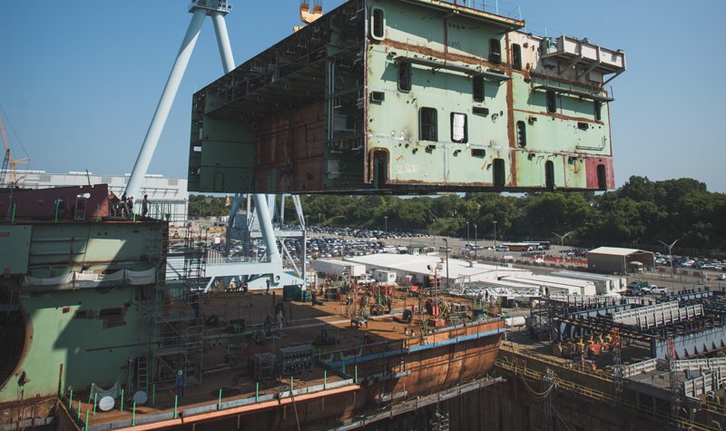 John F Kennedy construction progressing