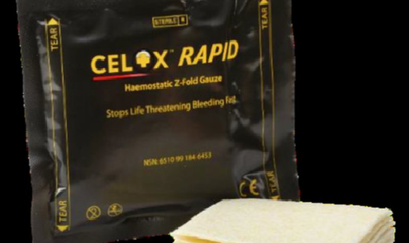 UK MoD orders Celox Rapid haemostatic gauze