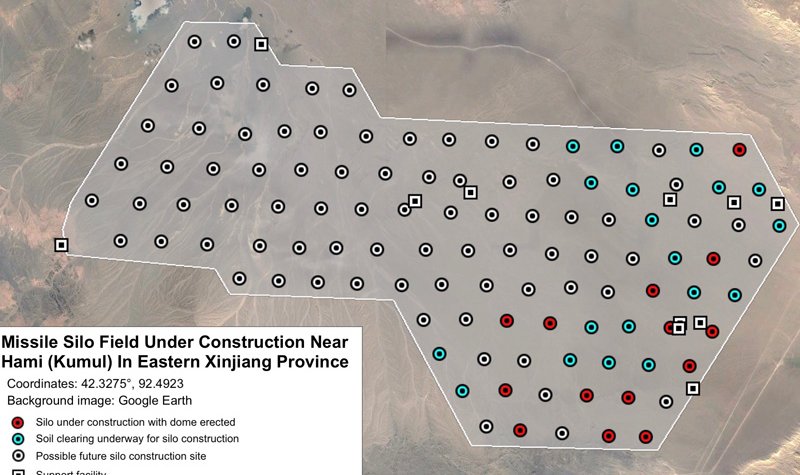 China splurges on yet more missile silos
