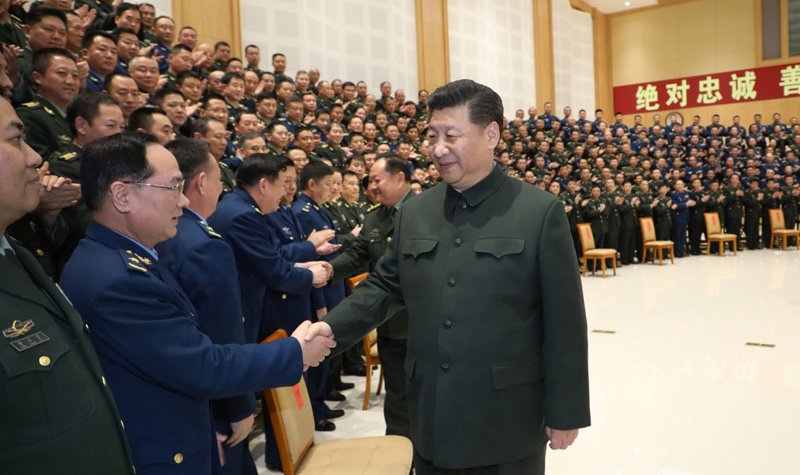 China's Xi calls for military loyalty to new constitution