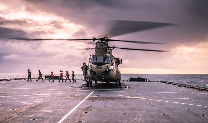 Choules conducts flight trials for CH-47F