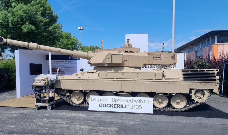 Eurosatory 2022: John Cockerill cuts weight of Leopard MBT with compact turret