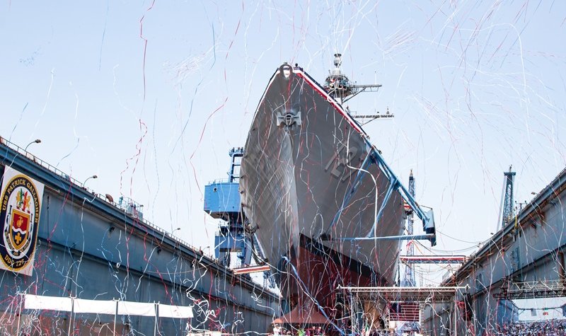 Last of the Flight IIA variant Arleigh Burke-class destroyers christened