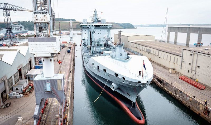 RFA Tideforce arrives for customisation