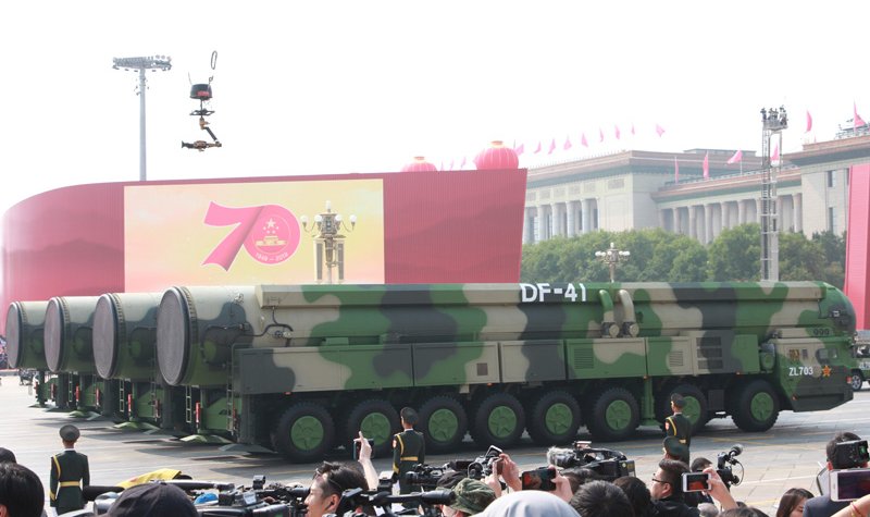 Chinese missiles dominate world’s largest military parade