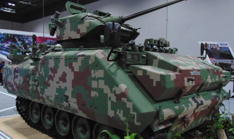 Deftech displays proof-of-concept vehicle for improved Malaysian Army ACV-300 Adnan AFV
