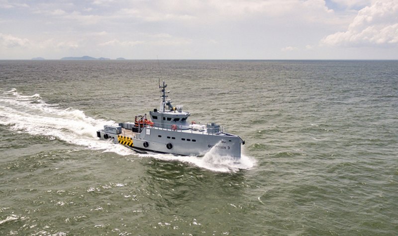 Homeland receives third Damen patrol vessel