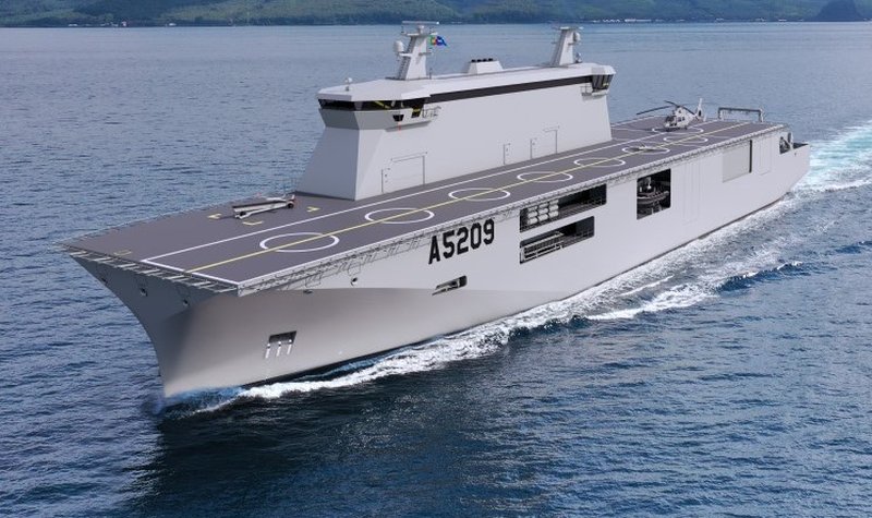 Keel laid for Portuguese multi-purpose ship