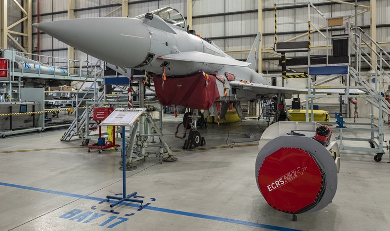 Leonardo delivers first ECRS Mk2 radar prototype for RAF Typhoon fleet