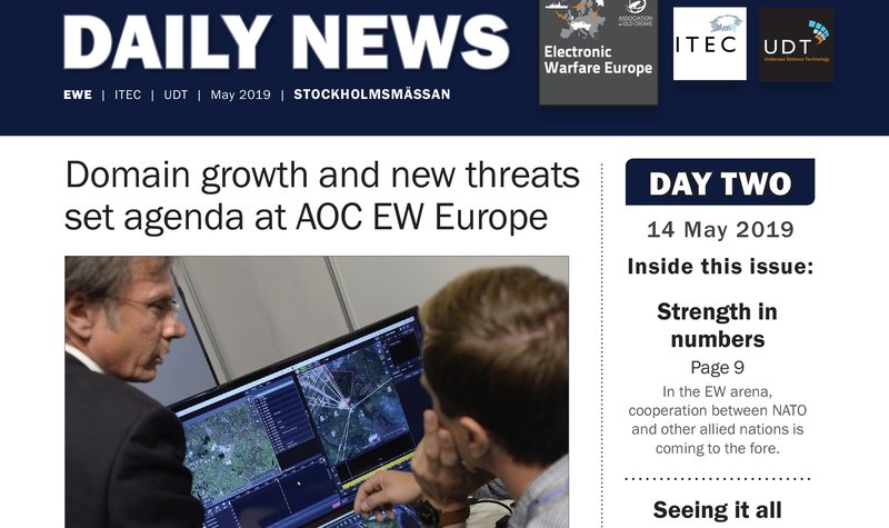 UDT, ITEC, EW Europe Daily News - Day Two