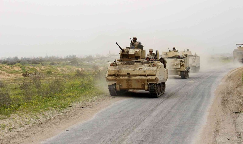 Three Egyptian soldiers killed in Sinai campaign