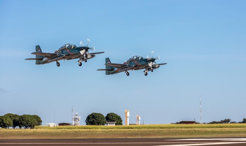 Paraguayan Air Force receives four A-29 Super Tucano aircraft