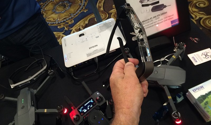 Commercial UAV Expo 2017: Epson highlights new generation FPV glasses