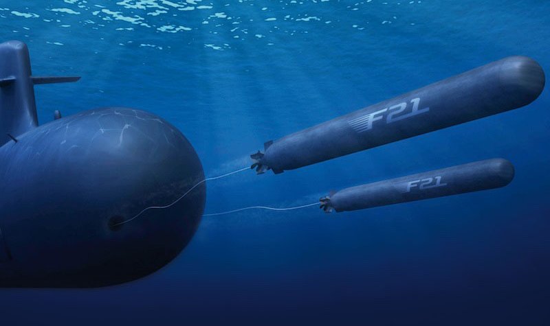 Naval Group test fires F21 torpedo from SSN