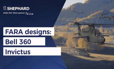 AUSA 2021: Bell 360 Invictus on display