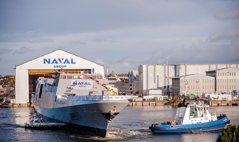 Naval Group floats Normandie frigate