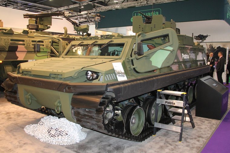 DSEI 2025: Patria’s FAMOUS becomes TRACKX with production ready before end of 2027 The first two Technology Test Beds (TTBs) have been completed and put through a series of company trials including sand, snow, swamp, forest and tarmac.