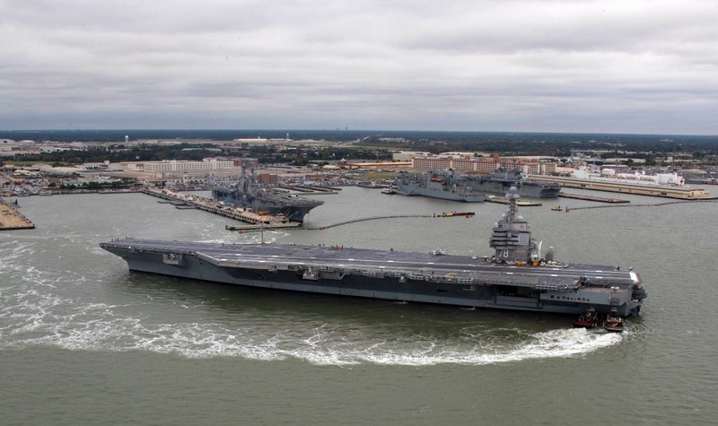 USS Gerald R. Ford embarks on first deployment