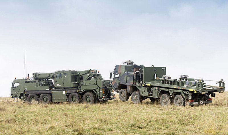 Liebherr delivers mobile and recovery cranes to Bundeswehr