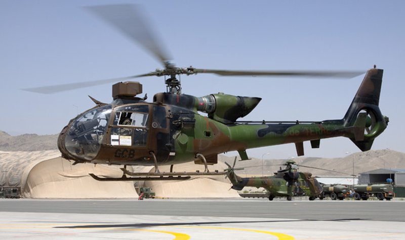 French Army Gazelles leave Afghanistan