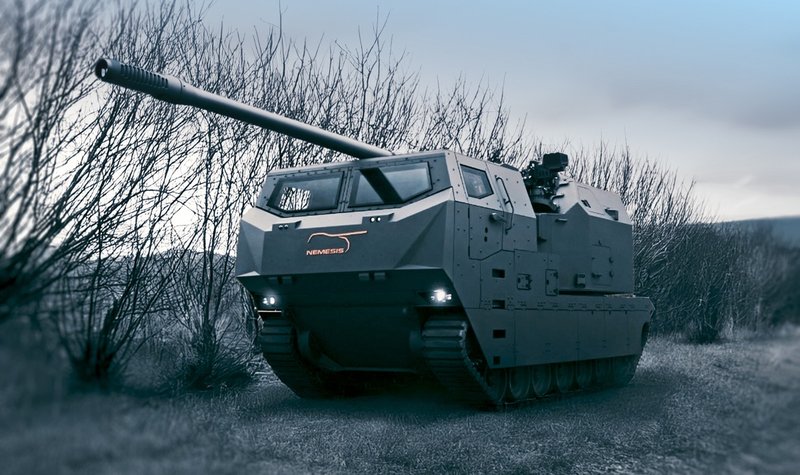GDELS unveils Nemesis 155mm SPG at FEINDEF