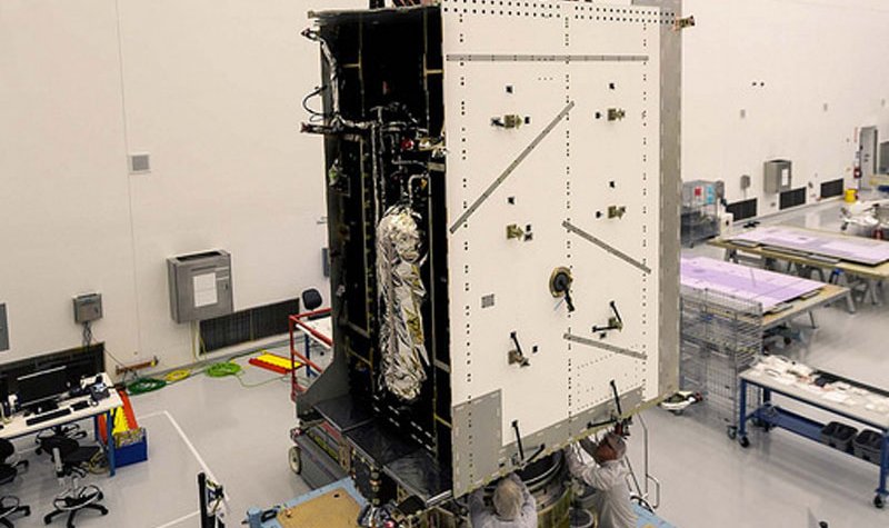 Lockheed assembles third GPS III satellite