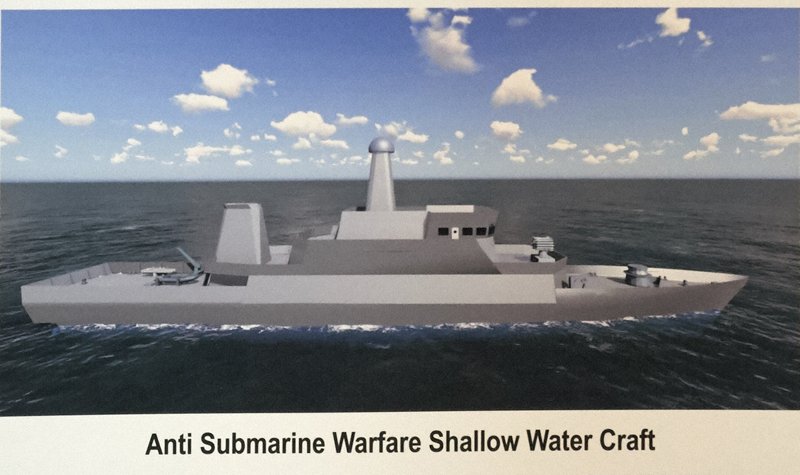 Details of GRSE’s small anti-submarine corvette emerge