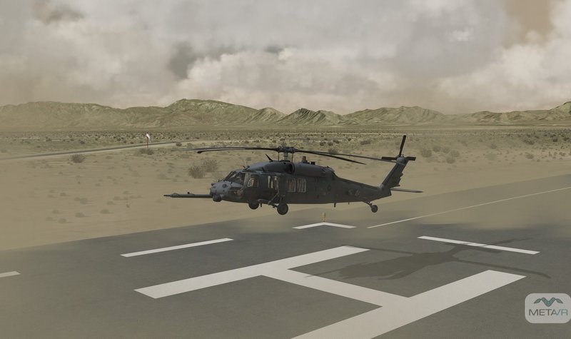MetaVR creates visuals for HH-60G Pave Hawk Simulator