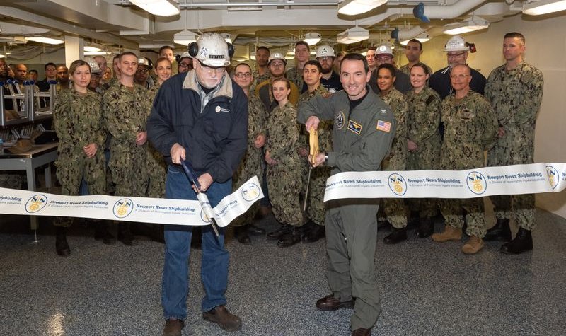 HII begins training crew aboard CVN 79