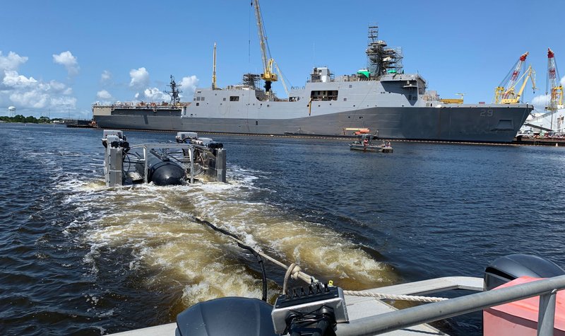 HII demonstrates crewed and uncrewed maritime operations