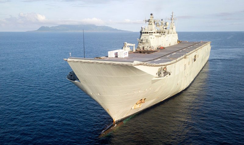 RAN landing helicopter docks achieve FOC