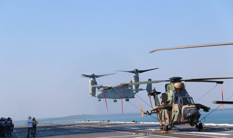 HMAS Canberra conducts FOCFT for Tigers
