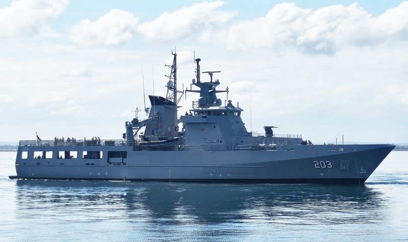 Australia commissions HMAS Arafura three-and-a-half years behind schedule
