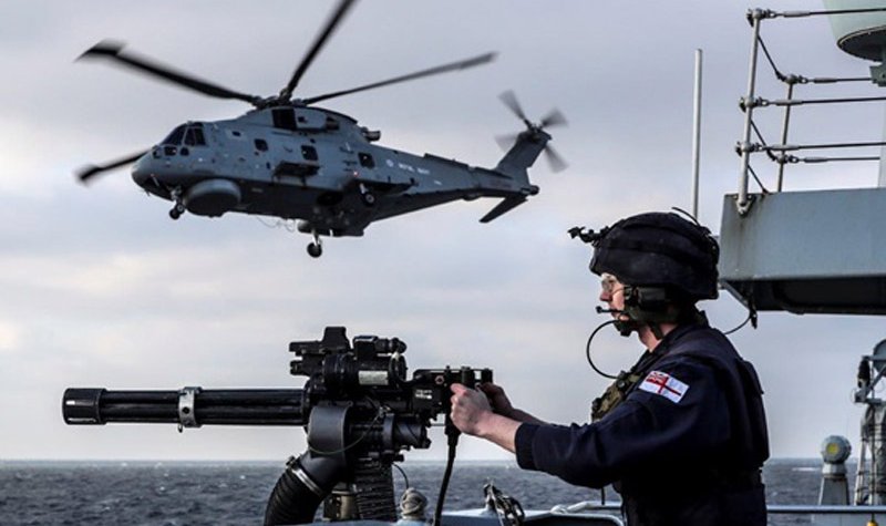 Deck landing training for HMS St Albans