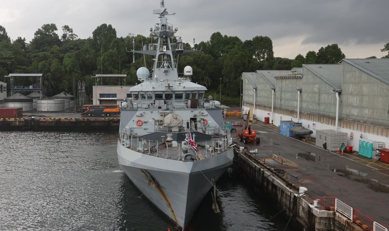 Royal Navy looks to OPV dry dock activities in Asia-Pacific