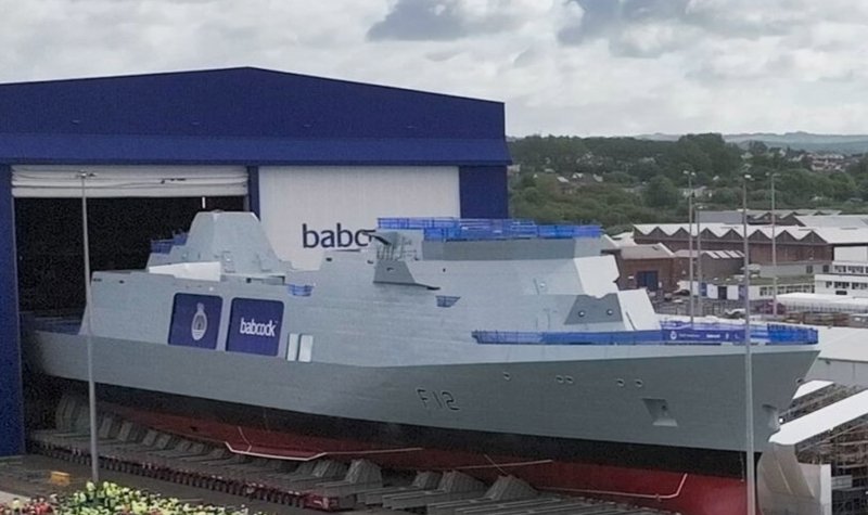 First Type 31 frigate for UK Royal Navy rolls out of construction