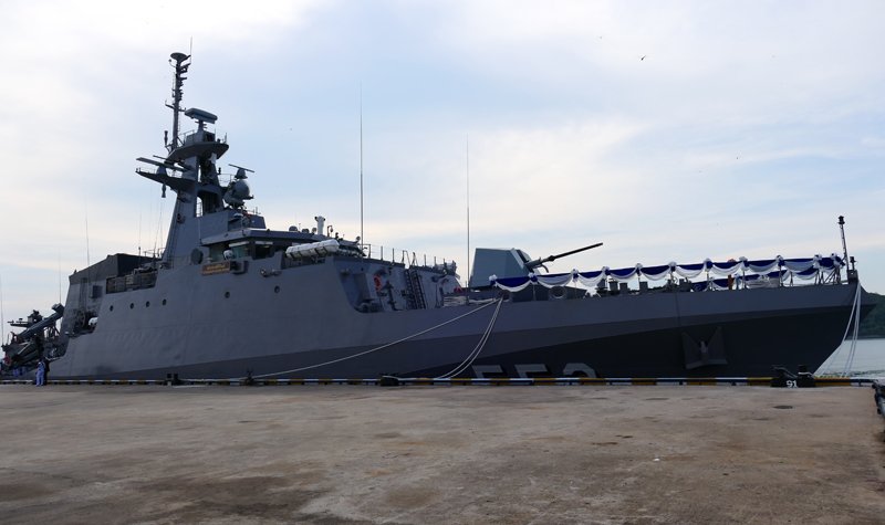 Thai navy’s new OPV enters service