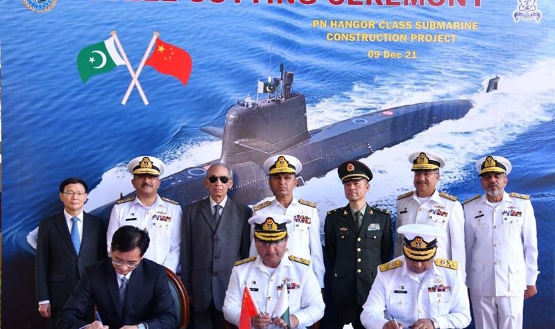 Pakistan starts submarine construction at home