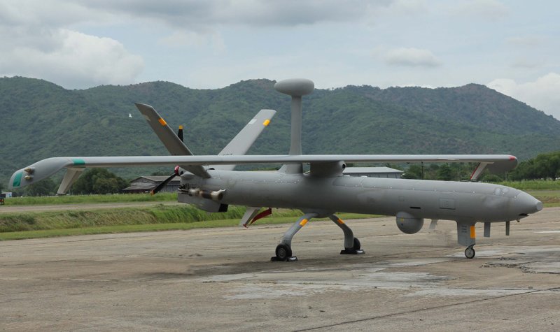 Thai army is flying Hermes 450