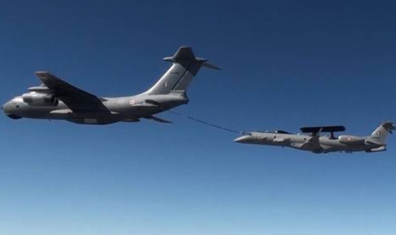 IAF’s Embraer aircraft carries out AAR