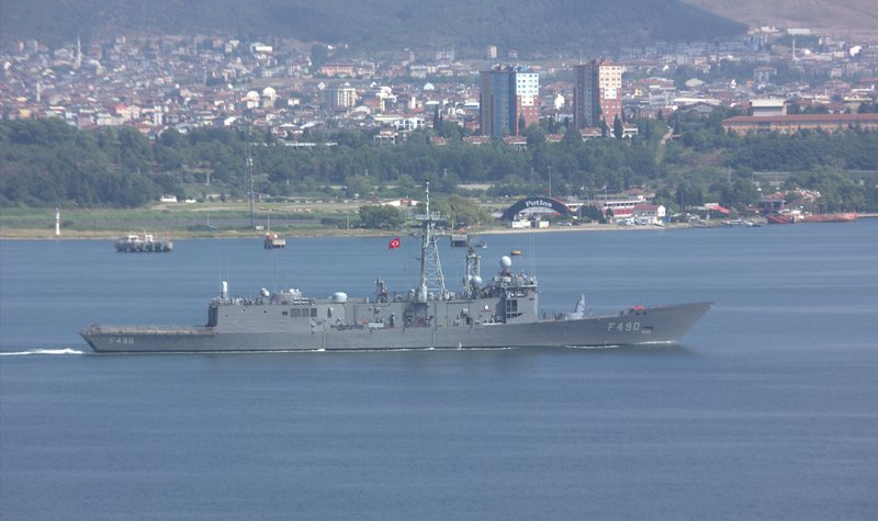 Photos show new sensors and defensive weapons on Turkish Gabya-class frigates