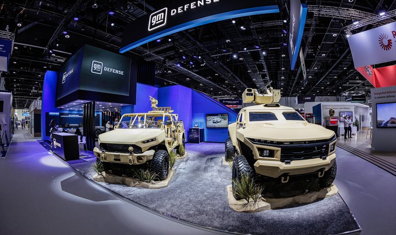 GM Defense charts course for electric future at IDEX 2023