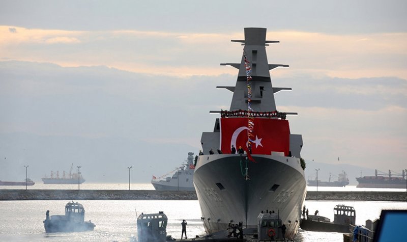 Turkey launches indigenously designed frigate