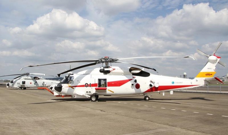 Japanese naval helicopter prototypes are delivered