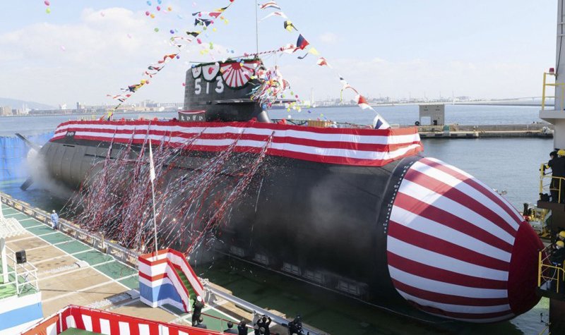Japan goes to top of class with new submarine