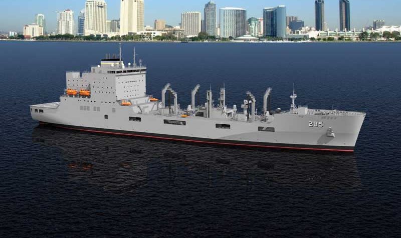 Future USNS Harvey Milk build begins