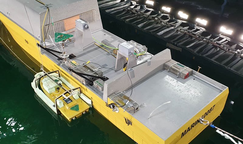 LARS successfully recovers USV in sea state 4/5