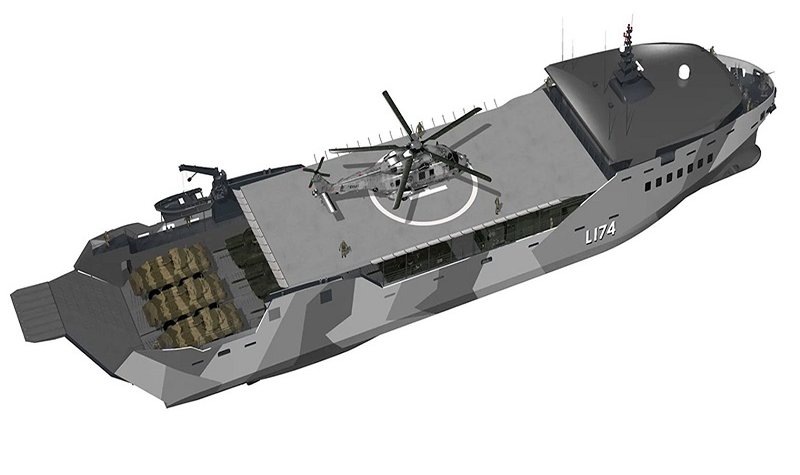 Future Light Amphibious Warship could be built to mixed naval-commercial standards