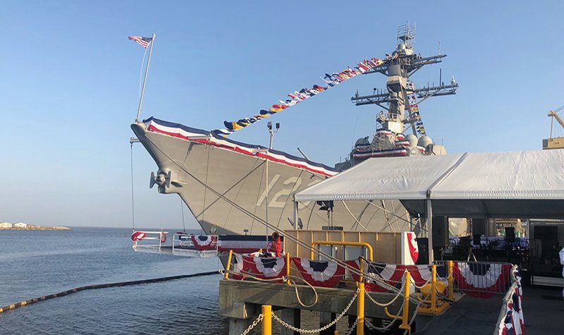 Huntington Ingalls Industries christens USS Lenah Sutcliffe Higbee